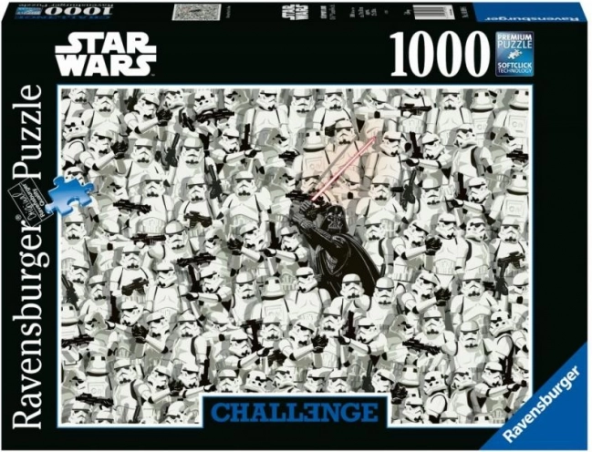 Puzzle Wyzwanie: Star Wars 1000 elementów