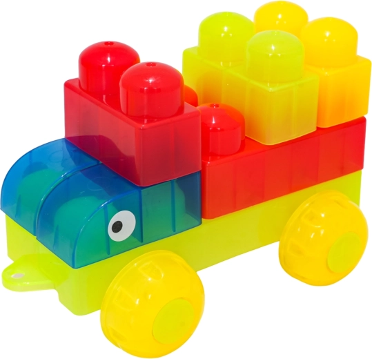 Miękkie żelowe klocki konstrukcyjne 82 szt. z kuferkiem