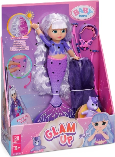BABY born syrena Aura Glam Up ze zmieniającymi się włosami