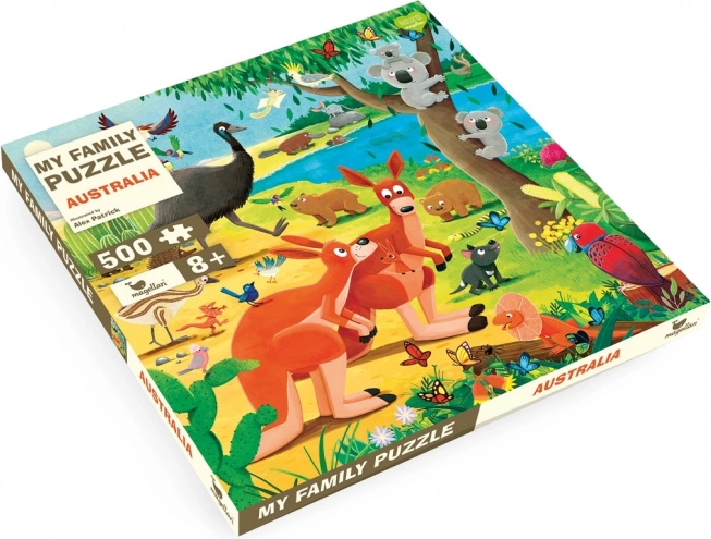 Rodzinne puzzle Australia 500 elementów