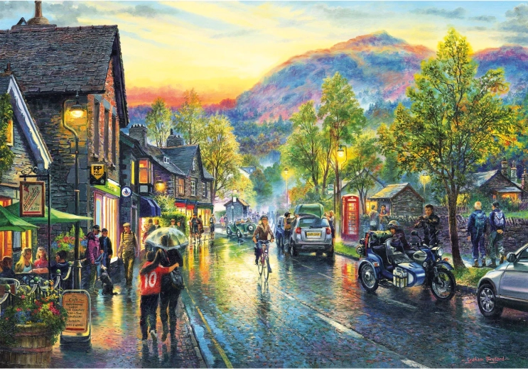 Puzzle GIBSONS Grasmere o zmierzchu 500 elementów