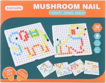 Kolorowa mozaika kołeczkowa 120 szt.