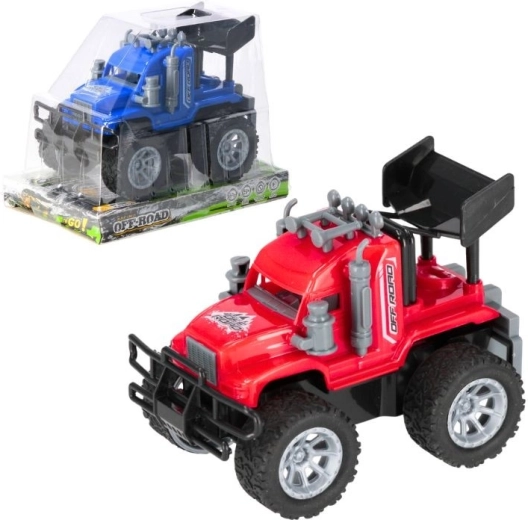 Samochód terenowy z napędem typu pull back