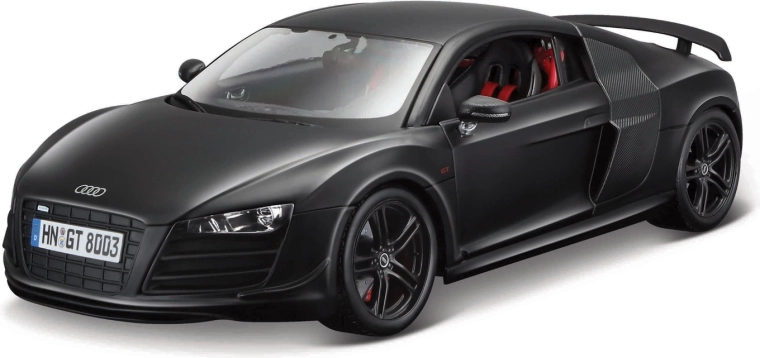 Maisto Audi R8 GT matowy czarny 1:18