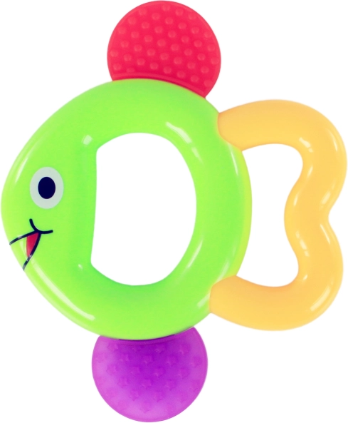 Grzechotka i gryzak w kształcie ryby