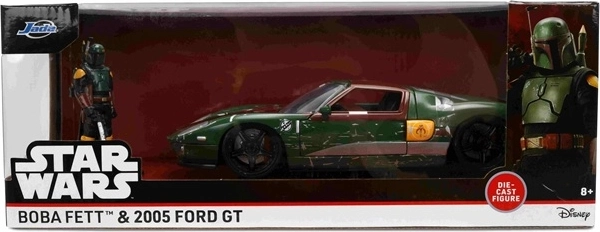Jada Star Wars Ford GT 2005 w skali 1:24 z figurką Boby Fetta