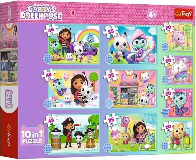 Puzzle 10 w 1 Gabby i jej świat