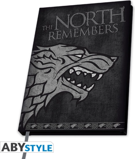 Notatnik Game of Thrones A5 Stark – 1 szt.