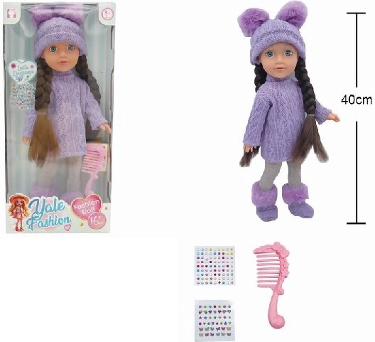 Lalka 30 cm z akcesoriami, pije i siusia