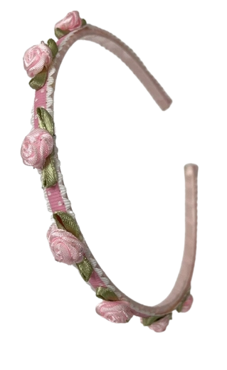 Dziewczęca opaska z biżuterii w żywych kolorach