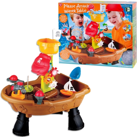 PlayGo stół wodny Piracki Atak – zestaw 22 elementów
