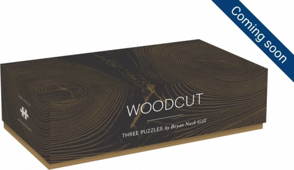 Galison Puzzle Drzeworyt: Trzy zagadki 3x300 elementów