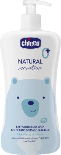 Chicco żel pod prysznic z aloesem i rumiankiem Natural Sensation 500 ml (od urodzenia)