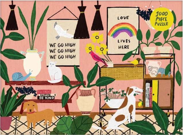 GALISON Puzzle Tu mieszka miłość 1000 elementów