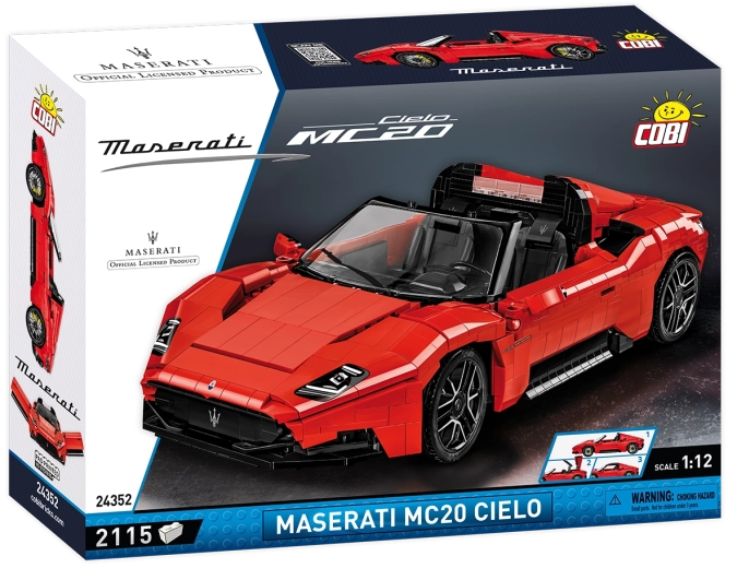 Klocki konstrukcyjne Cobi Maserati MC20 Cielo 1:12 (2115 elementów)