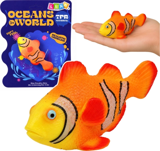 Gumowa figurka błazenka okoniastego (brzuchatka) 10,5 cm