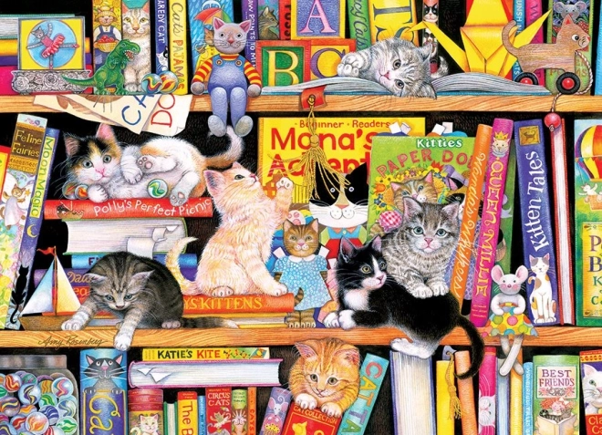 COBBLE HILL puzzle rodzinne – czas kocich opowieści, 350 elementów