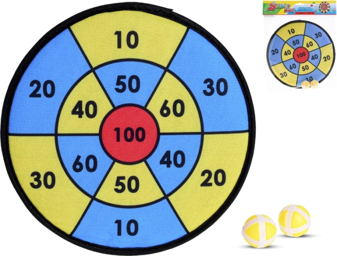 Tarcza na rzep 29 cm z 2 piłeczkami