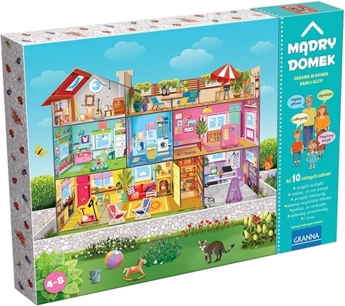 Granna Mądry dom – gra edukacyjna z domkiem 3D