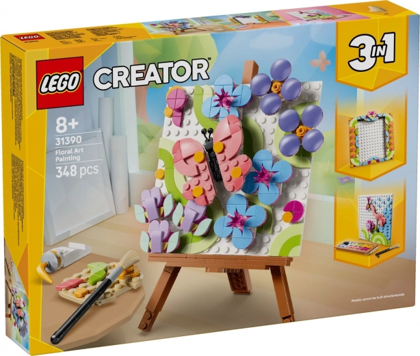 LEGO Creator dekoracyjny obraz z kwiatami 3 w 1