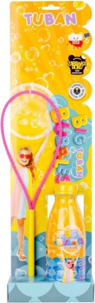 Obręcz do baniek mydlanych z płynem 400 ml