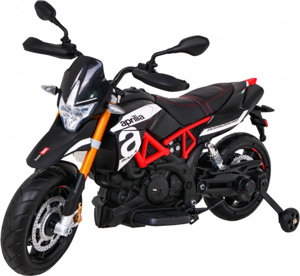 Dziecięcy motocykl elektryczny APRILIA – czarny