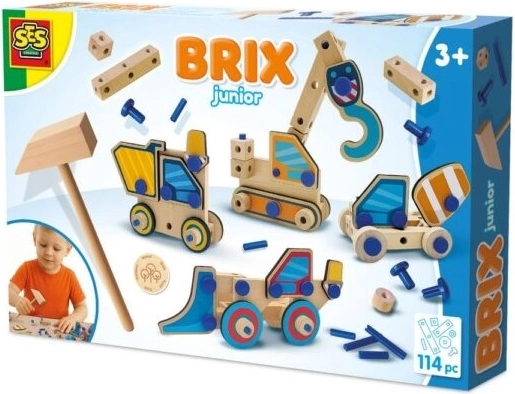 SES BRIX Junior zestaw konstrukcyjny – pojazdy budowlane