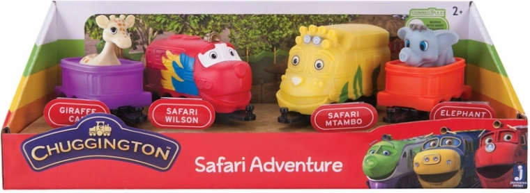Chuggington zestaw pociągów Safari park (4 szt.)