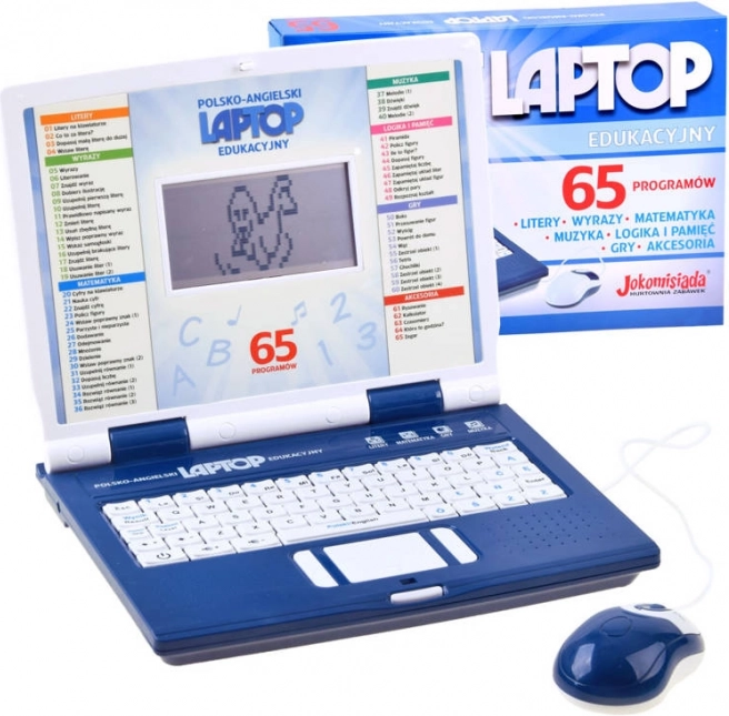Edukacyjny laptop dla dzieci z 65 funkcjami – Polsko-angielski