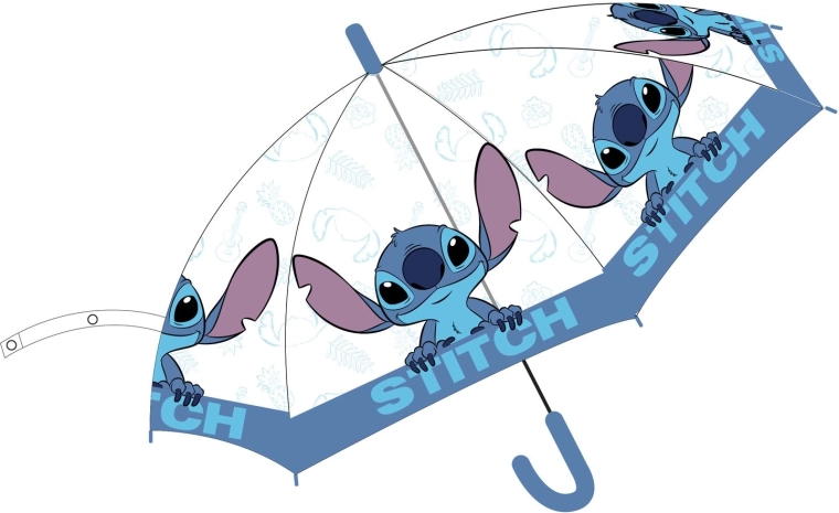 Disney Stitch transparentny parasol - 1 sztuka