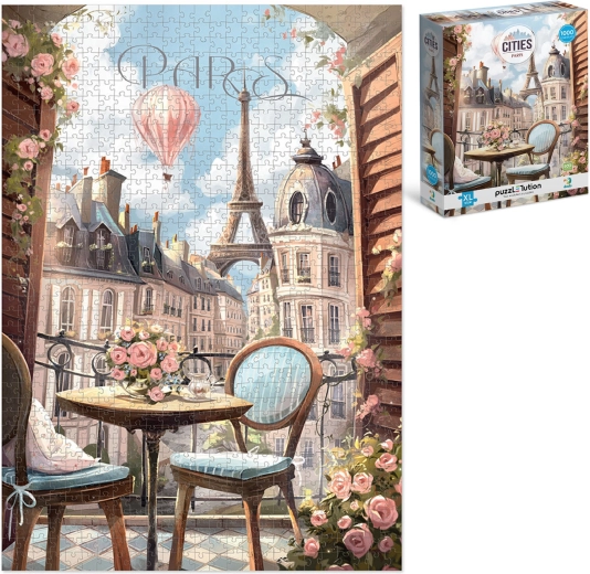 Puzzle Paryż 1000 elementów 48 × 68 cm