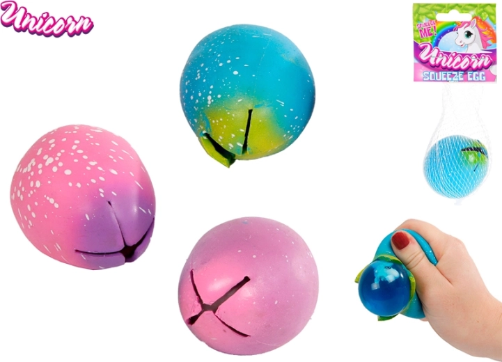 Jednorożec ściskalne antystresowe jajko z jednorożcem
