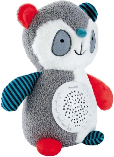 pluszowa lampka nocna panda z projektorem MILLY MALLY