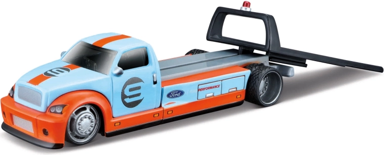 Maisto Flatbed 2019 Ford GT Heritage Edition jasnoniebieski 1:64