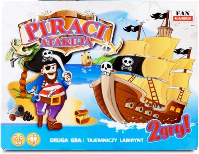 Piraci atakują – edukacyjna gra planszowa dla dzieci