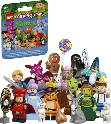 LEGO Minifigurki Shrek – kolekcjonerskie pudełko-niespodzianka - 1 sztuka