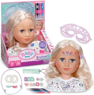 BABY born kreatywna głowa do czesania 22 cm