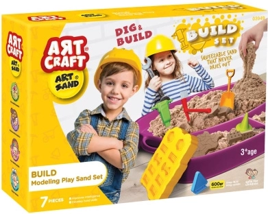 ART CRAFT piasek kinetyczny zestaw budowlany 600 g
