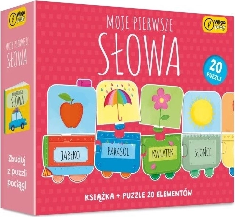 Moje pierwsze słowa - Książka i puzzle