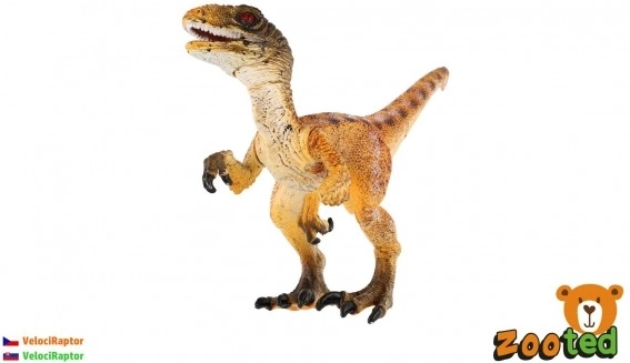 Plastowy dinozaur Velociraptor 16 cm