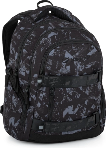 Bagmaster NOMAD 25 plecak uczniowski czarno-szary