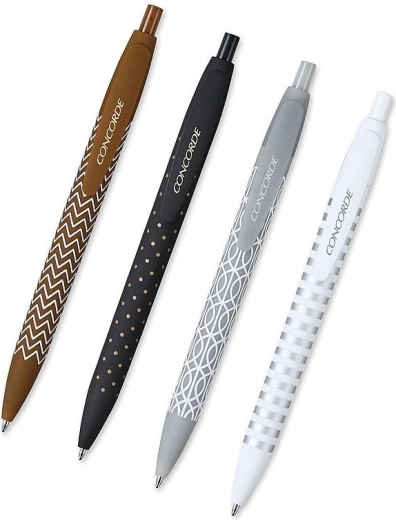 Długopis kulkowy CONCORDE Milano, mix kolorów, 0,7 mm