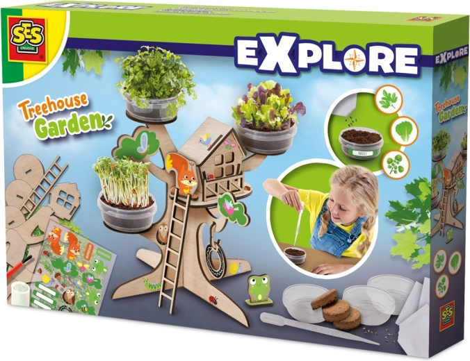 Domek na drzewie – zestaw do uprawy ziół i microgreens dla dzieci