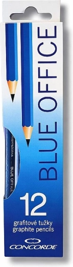 Ołówki grafitowe CONCORDE Blue Office HB, 12 szt.