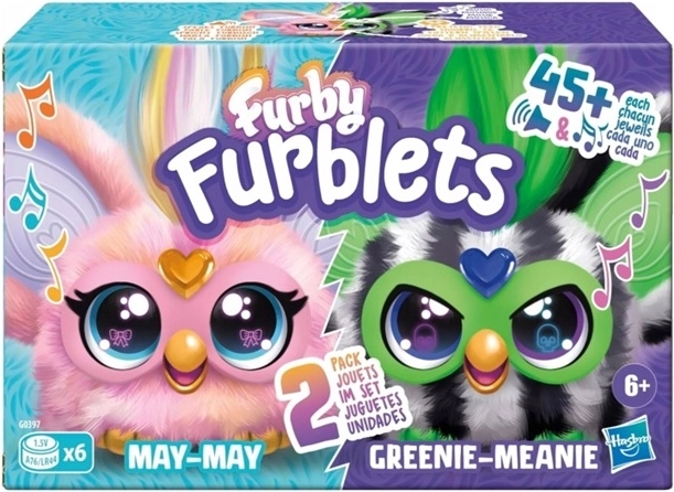 Hasbro Furby Furblets dwupak interaktywnych mini przyjaciół