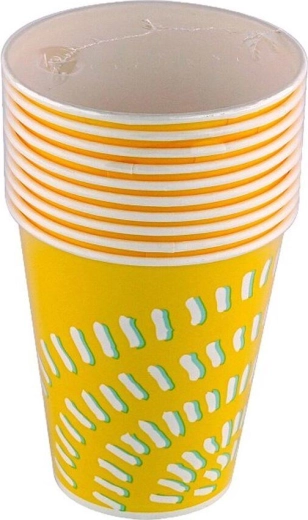 Papierowe kubki 300 ml – jednorazowe, kompostowalne (10 szt.)