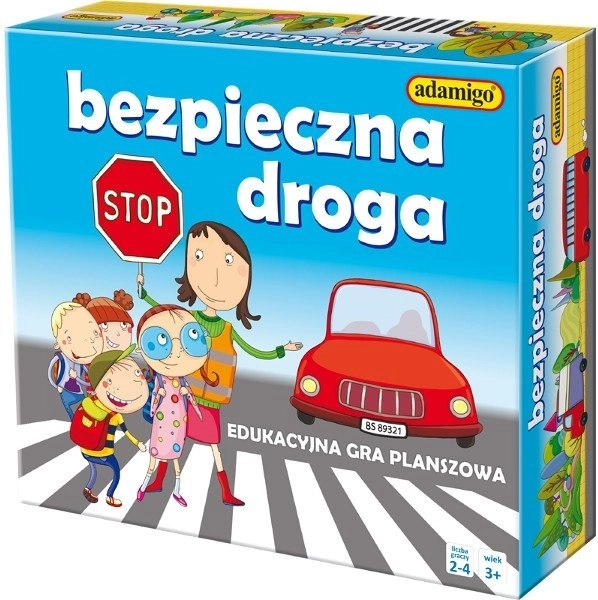 Bezpieczna droga - edukacyjna gra planszowa dla dzieci