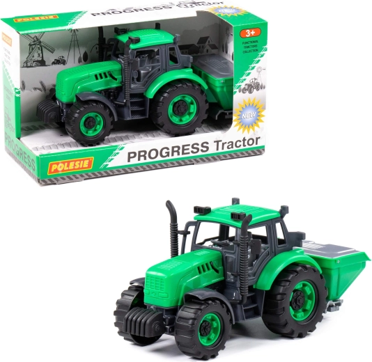 Traktor dziecięcy Progress z rozsiewaczem nawozu – 1 sztuka