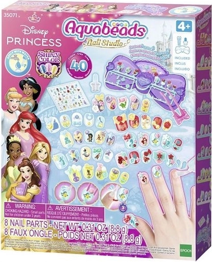 Aquabeads Disney Princess studio do zdobienia paznokci