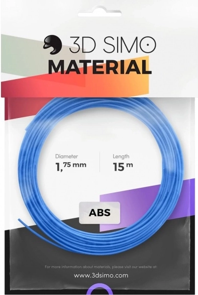 Filament ABS do długopisu 3D i druku 3D, zestaw 3 kolorów, 1,75 mm, 15 m
